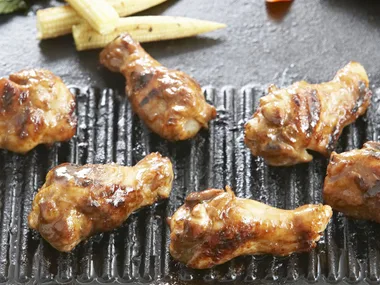 tamarind, orange and honey drumettes