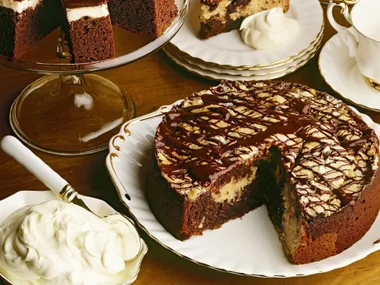 CHOCOLATE PEPPERMINT CREAM CAKE