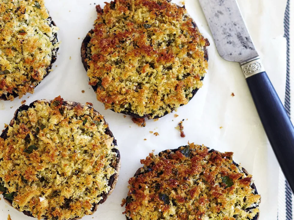 roast stuffed mushrooms