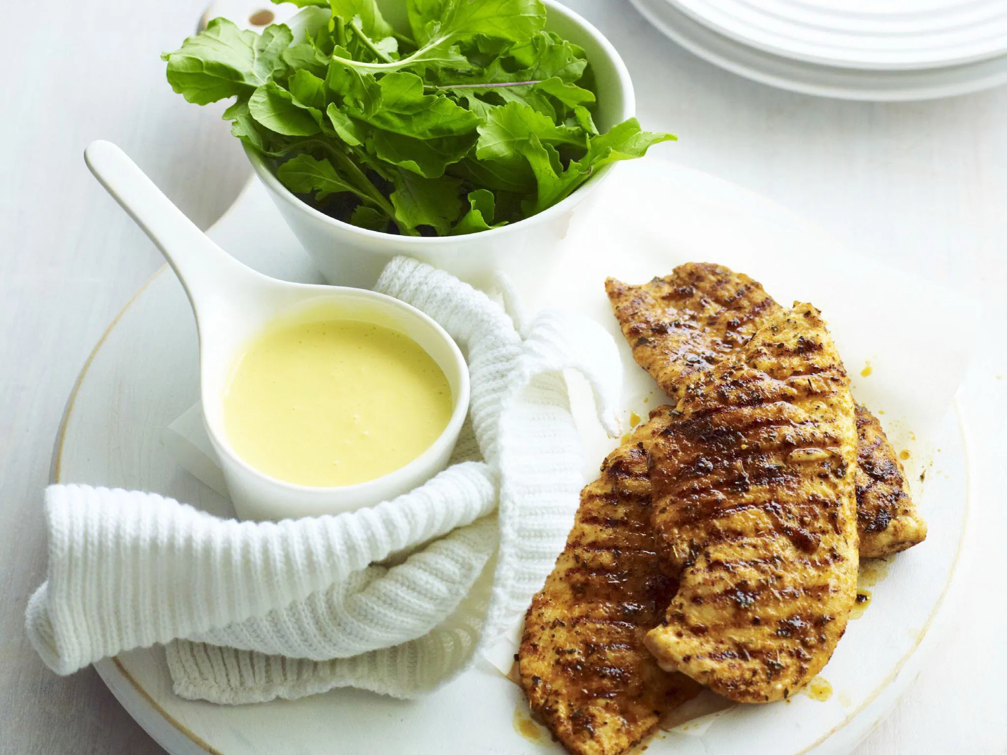 CAJUN CHICKEN WITH LIME HOLLANDAISE