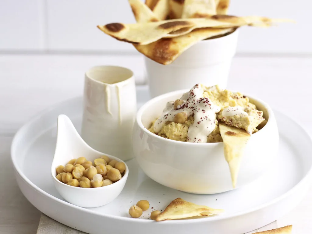 spiced chickpea and yogurt dip