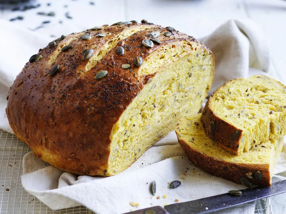 seeded pumpkin bread