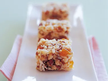 fruit coconut bubble slice