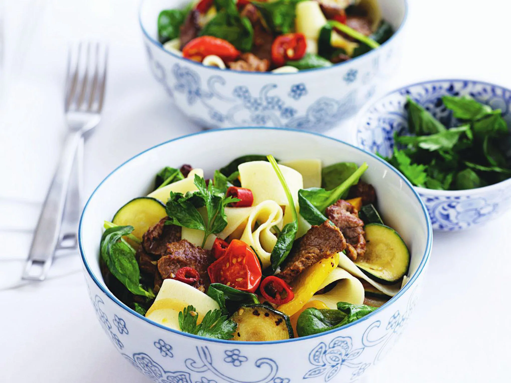 lamb and chilli pasta