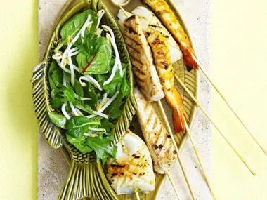 seafood kebabs