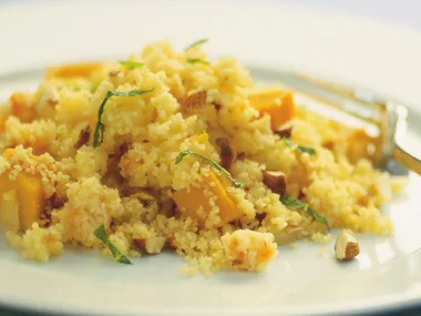 couscous with orange and pumpkin