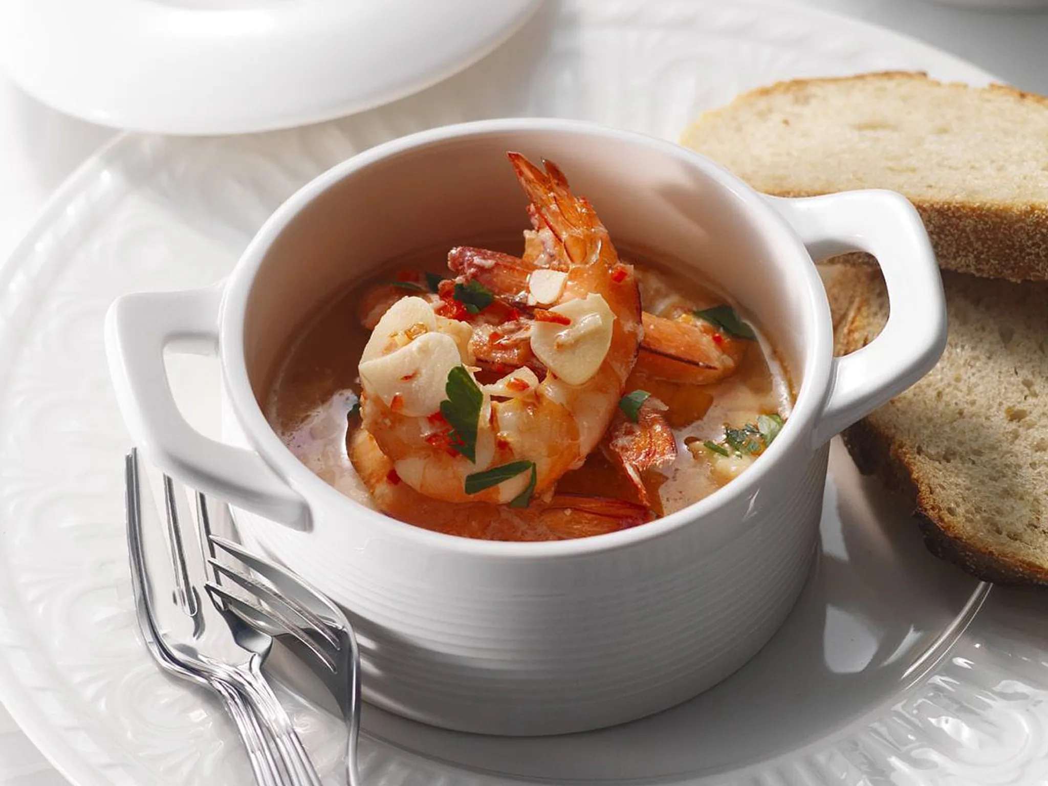 garlic prawns