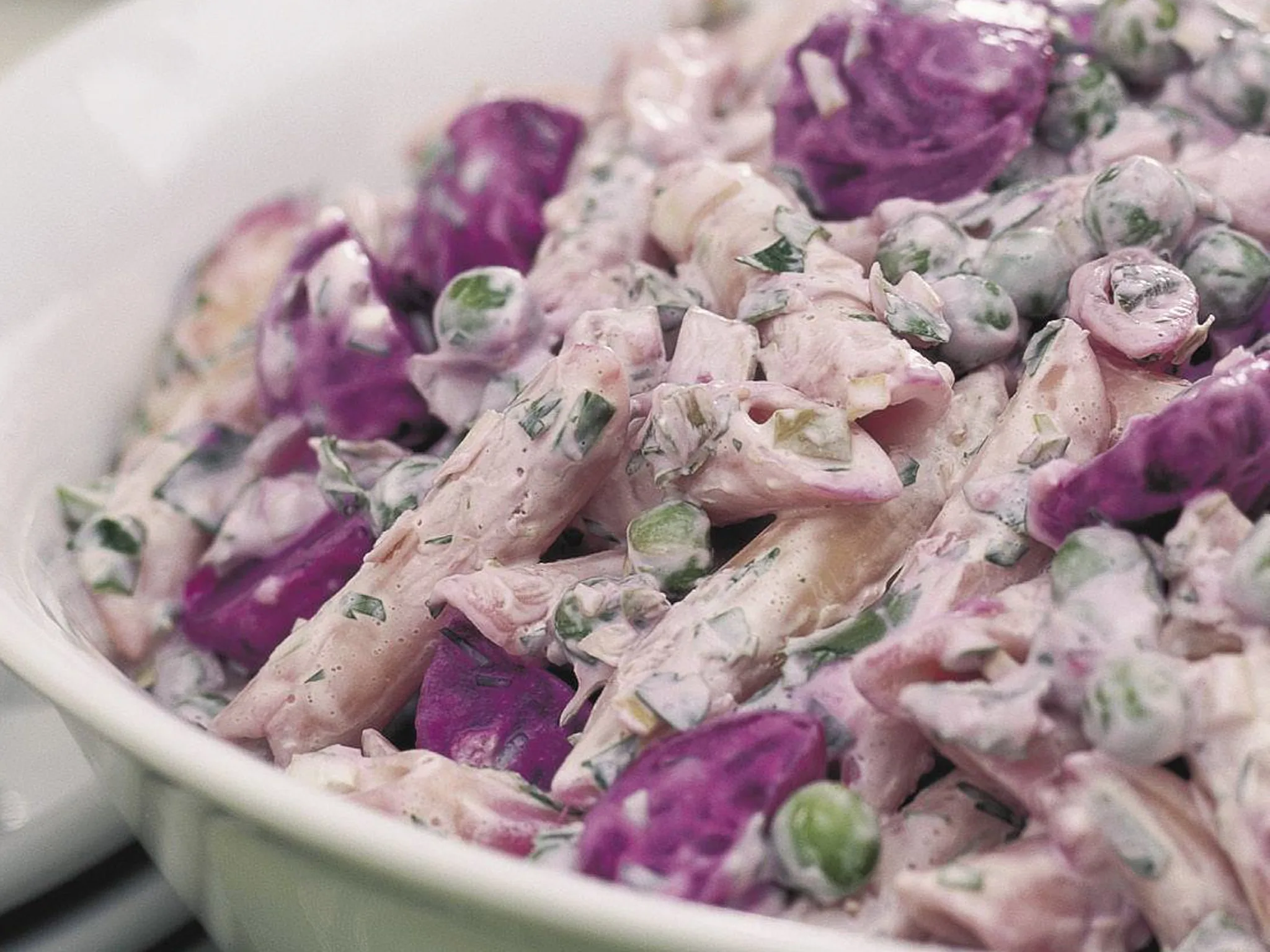 Russian penne salad