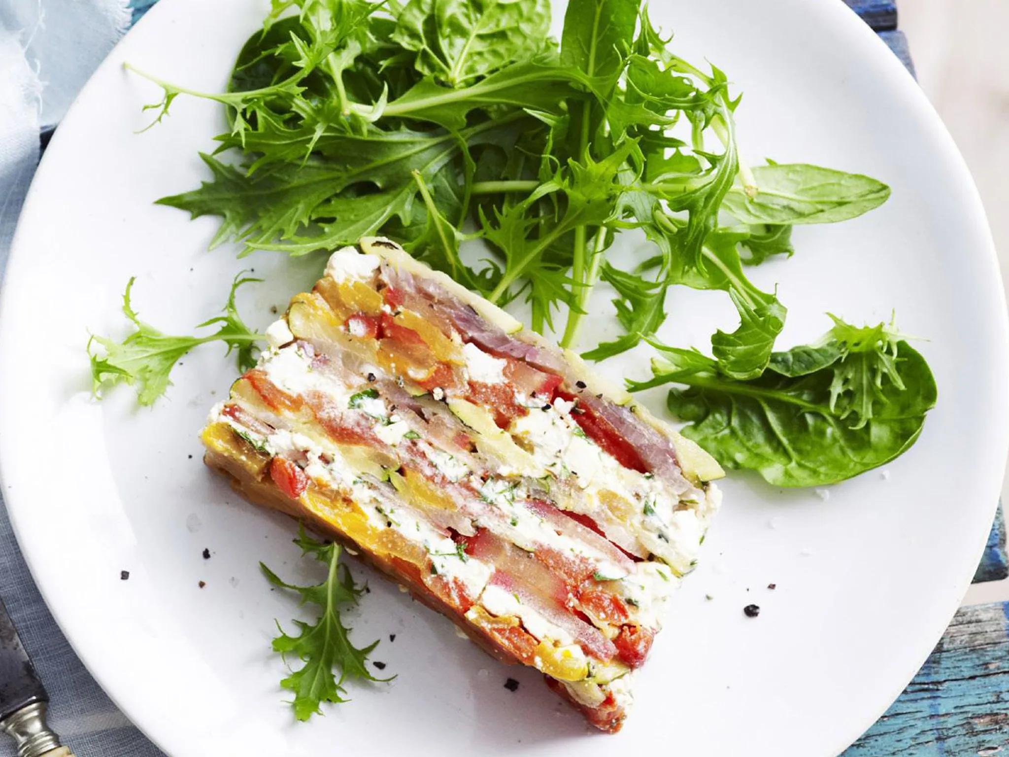 Summer vegetable terrine
