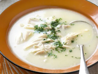 cream of chicken with herb and cheese damper