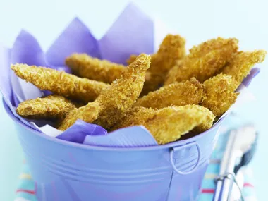 cheesy chicken strips