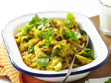 chicken and red lentil dhal