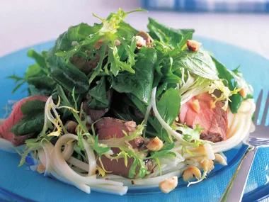 hazelnut pork salad