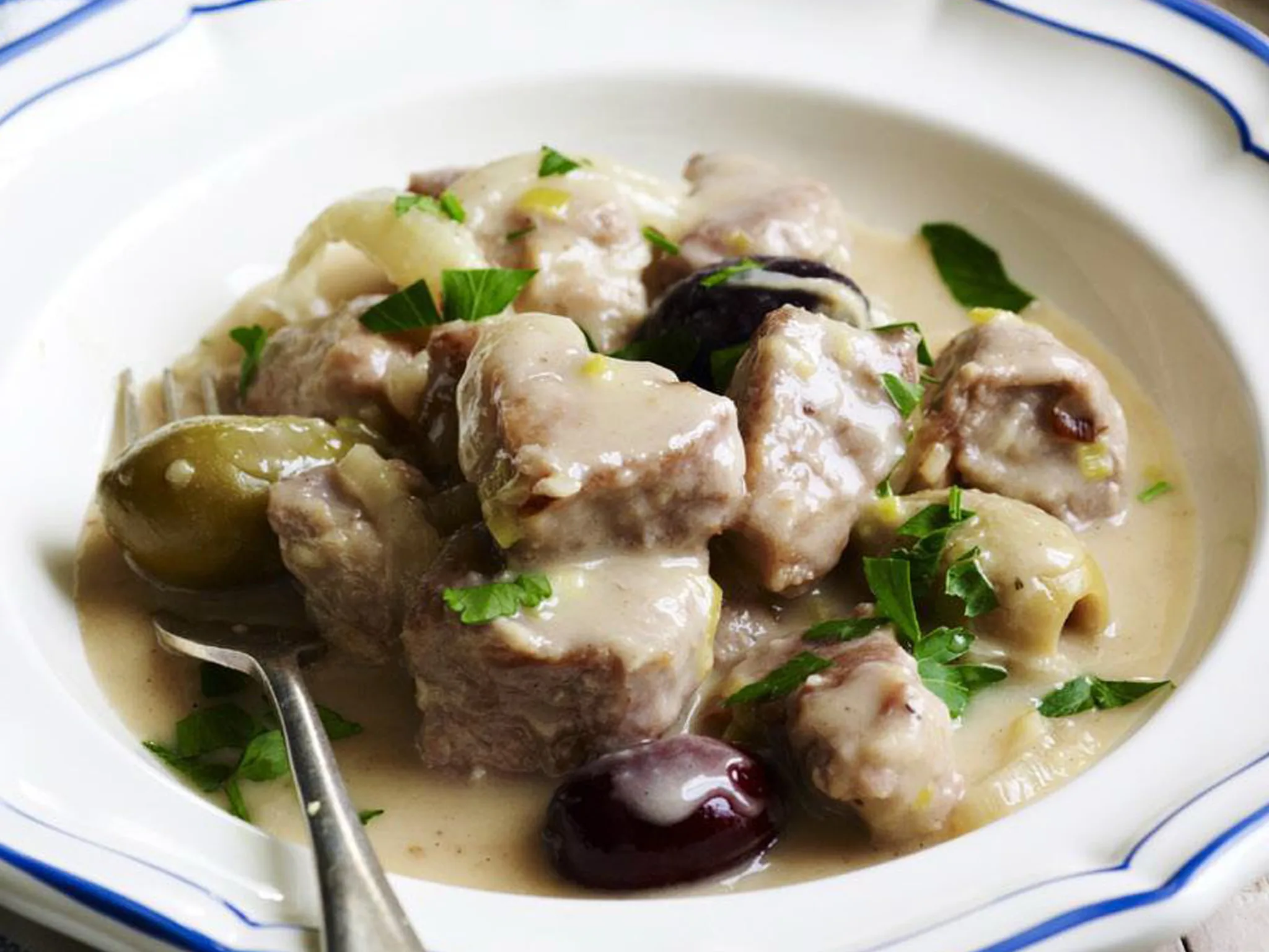 PORK, FENNEL AND OLIVE RAGOUT
