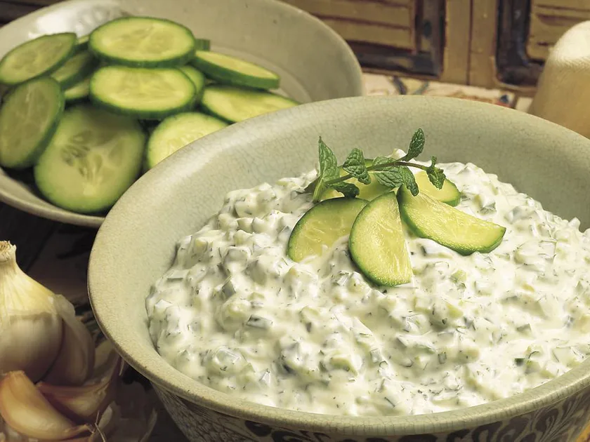 Cucumber with minted yogurt | Women's Weekly Food