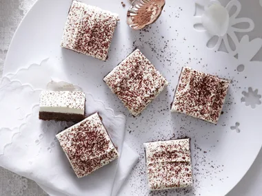 cappuccino mousse squares