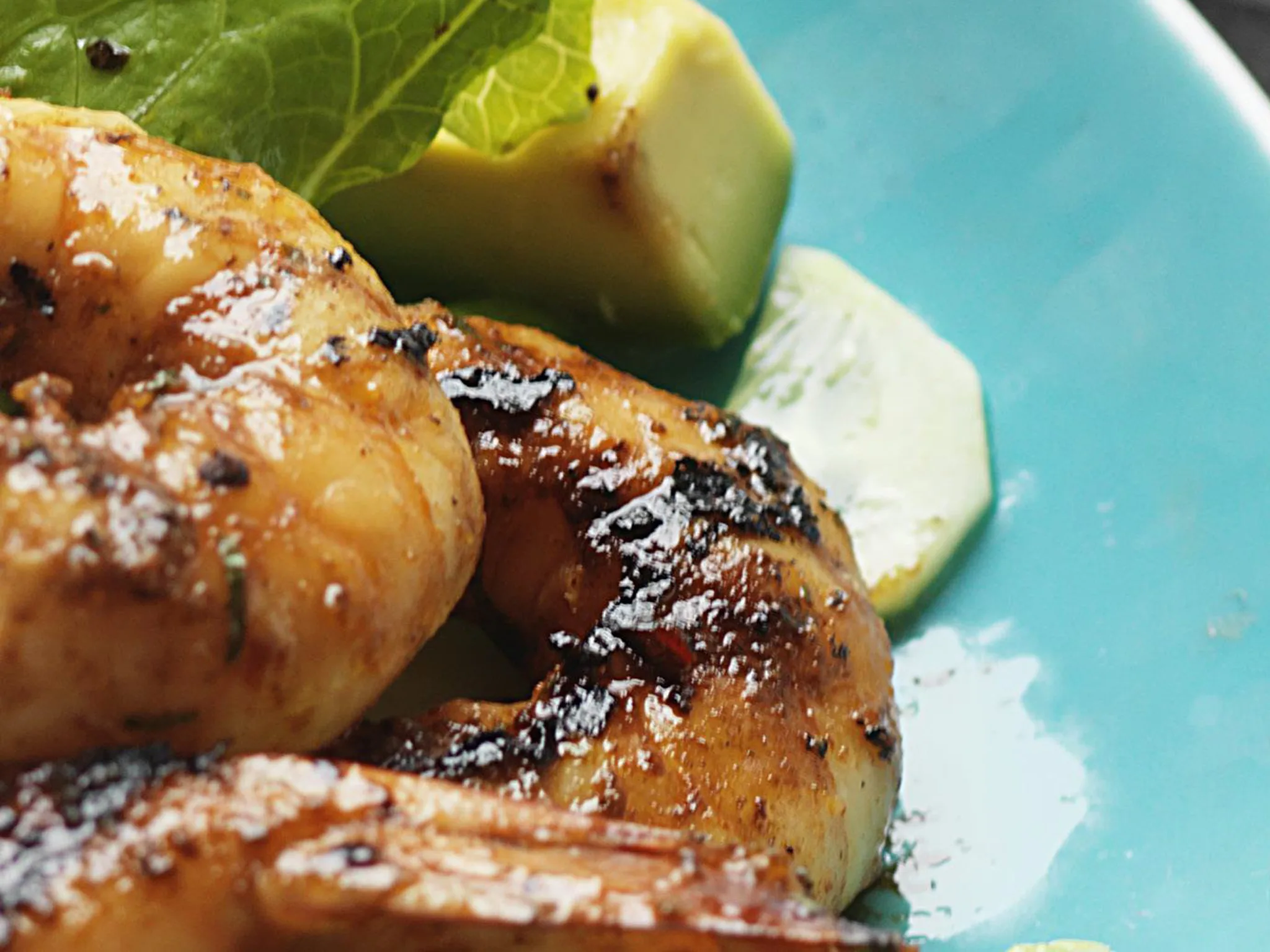 chilli marinated prawns with aïoli