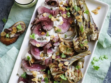 roast beef, tuna aÏoli & artichokes