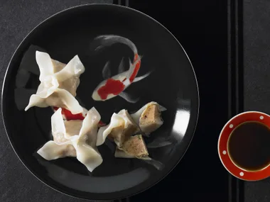 pork & prawn wontons