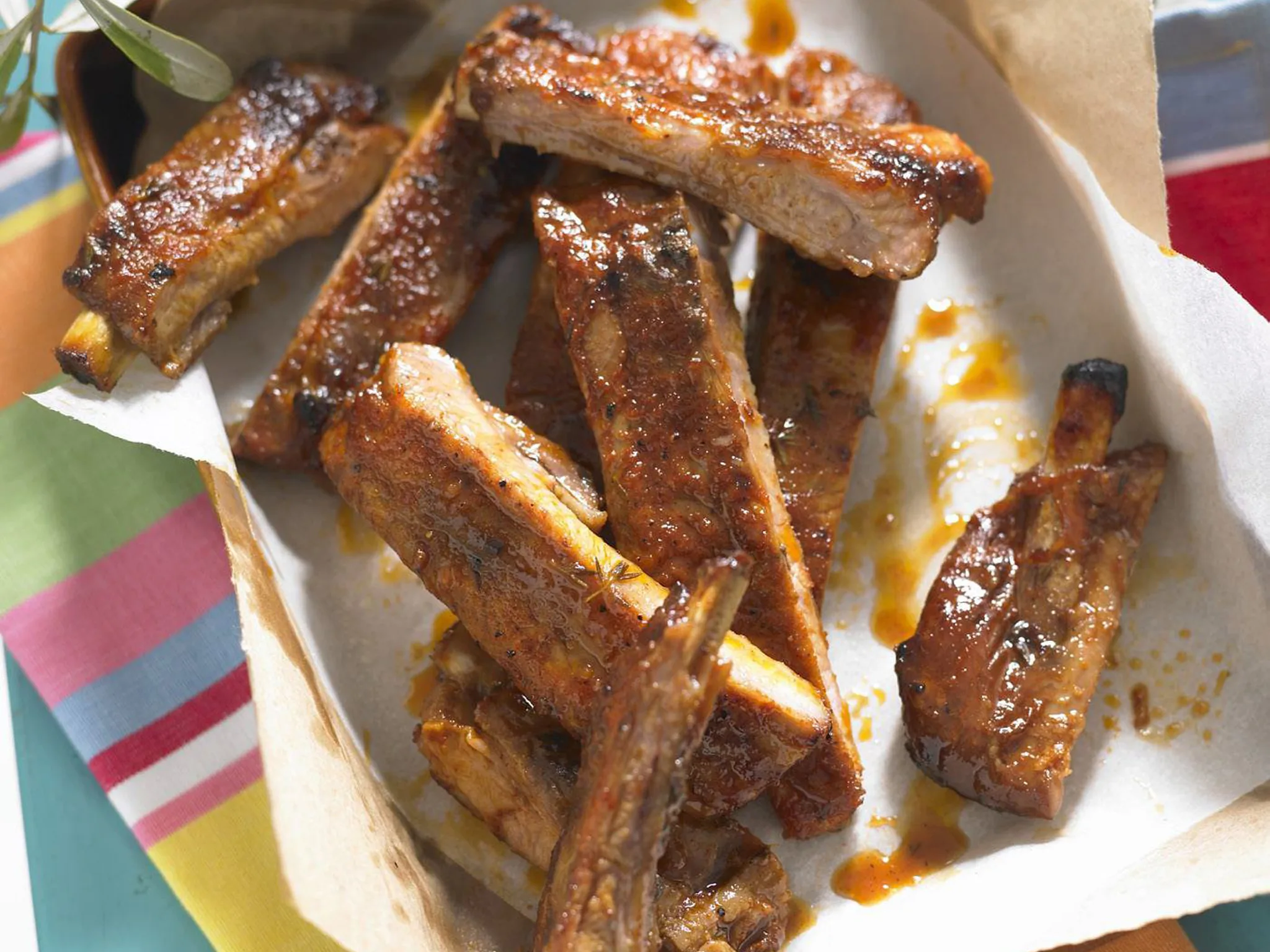 LEMON AND GARLIC PORK RIBS