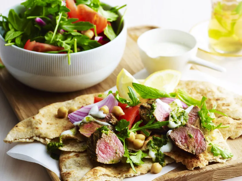Chermoulla lamb with chickpea salad | Women's Weekly Food