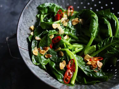 gai lan with oyster sauce