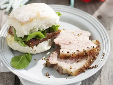 roasted peppered pork