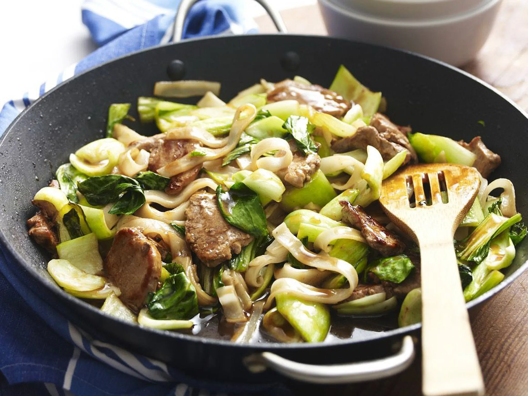 sesame, ginger and pork stir-fry