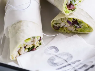 CHICKEN AND BEAN BURRITOS