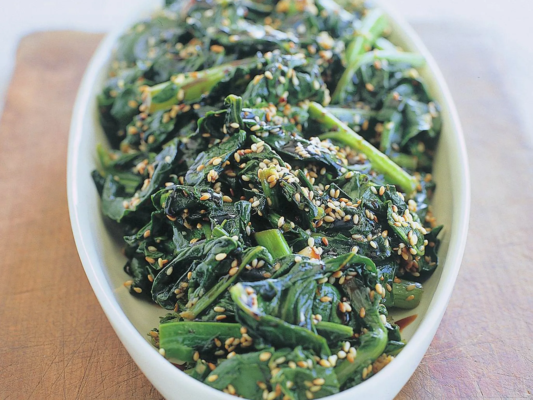 stir-fried gai larn