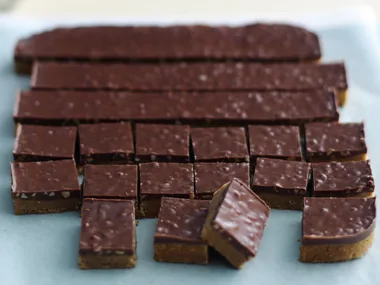 choc peanut butter squares