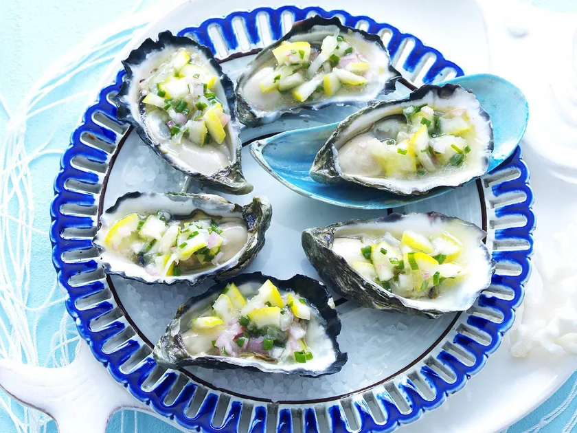 Oysters with pickled lemon | Women's Weekly Food