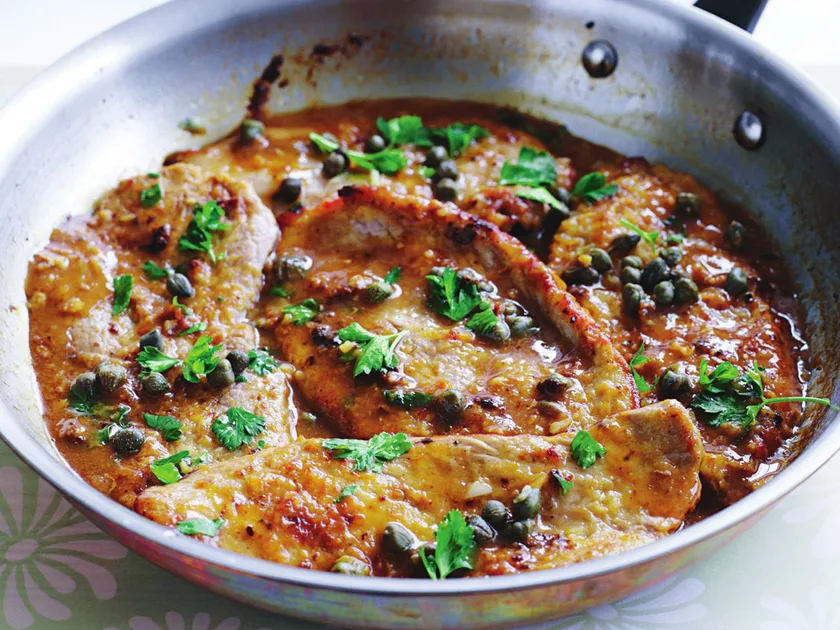 Veal with lemon and caper sauce | Women's Weekly Food