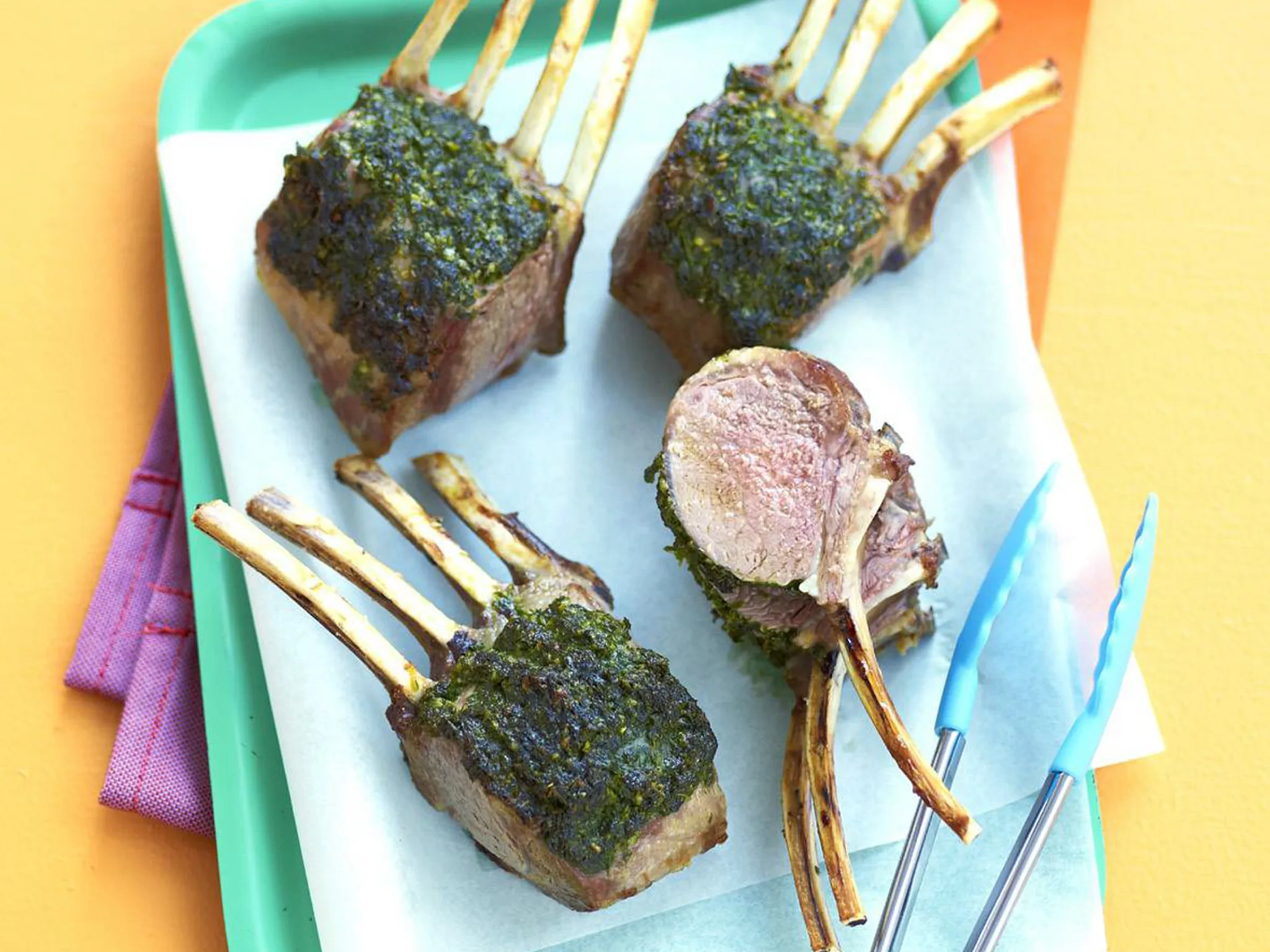 lamb rack with herb crust