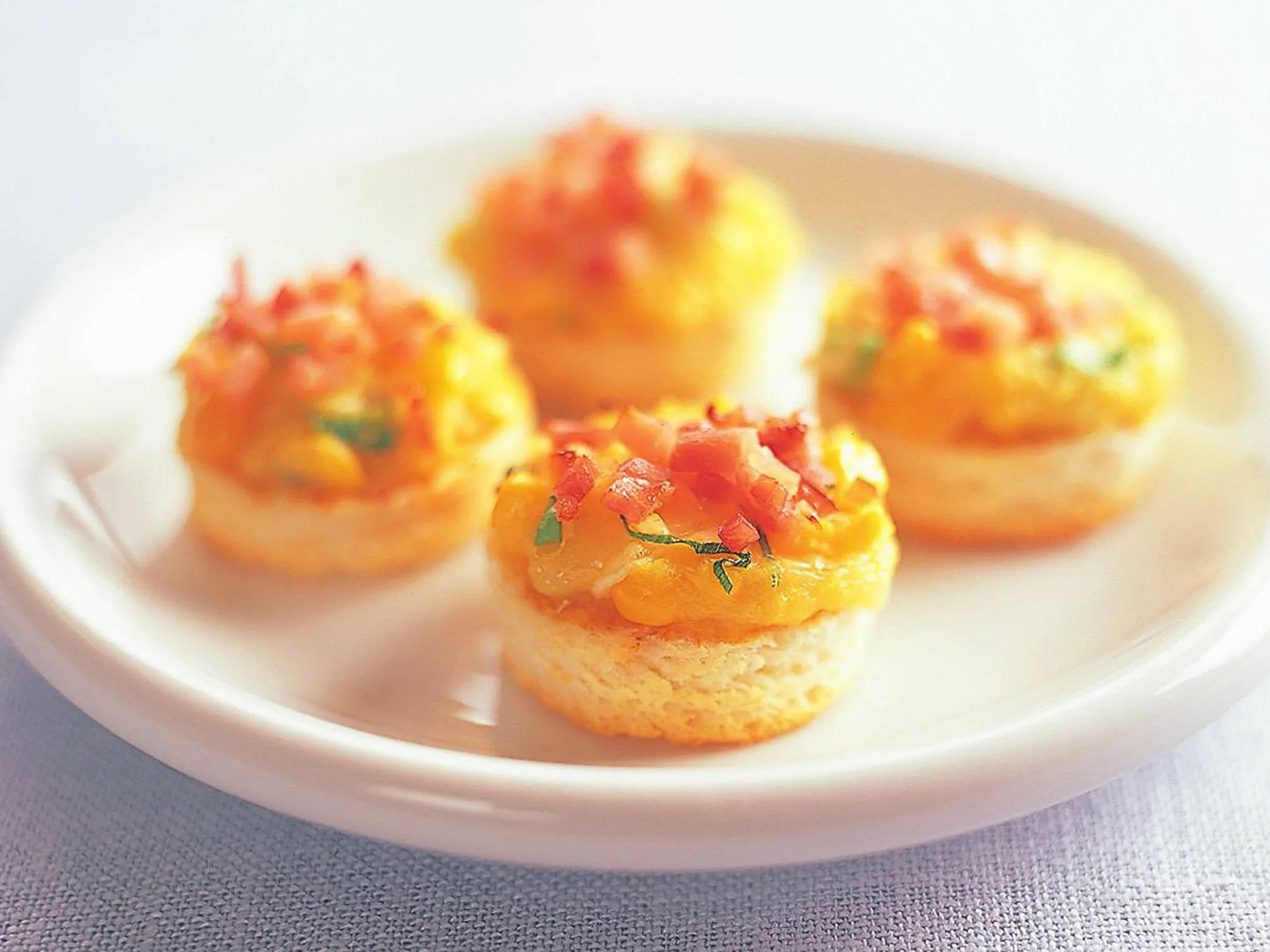 bacon and corn puffs