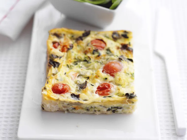 tomato, zucchini & oregano slice