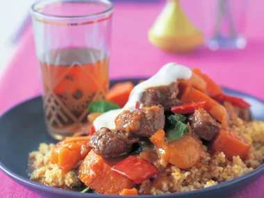 lamb and apricot tagine with citrus couscous