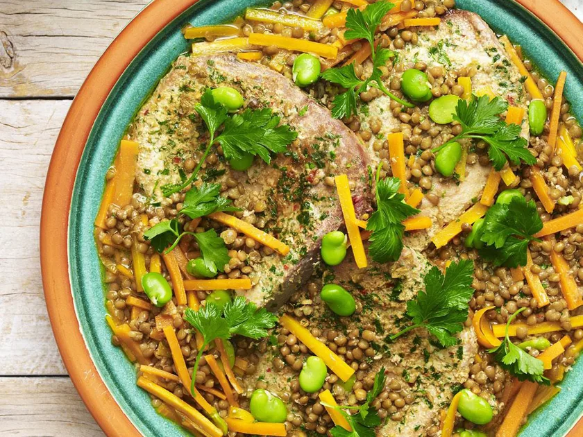 Tuna tagine with lentils and beans | Women's Weekly Food
