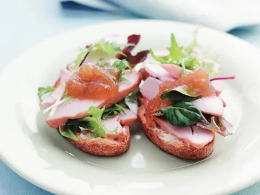 tuna salad bruschetta