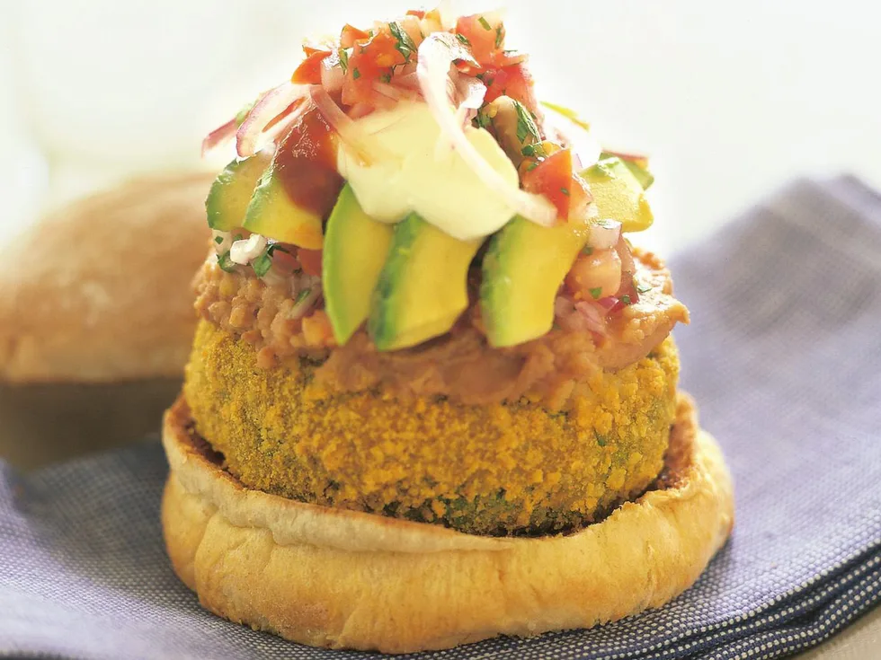 mexican broad bean burgers