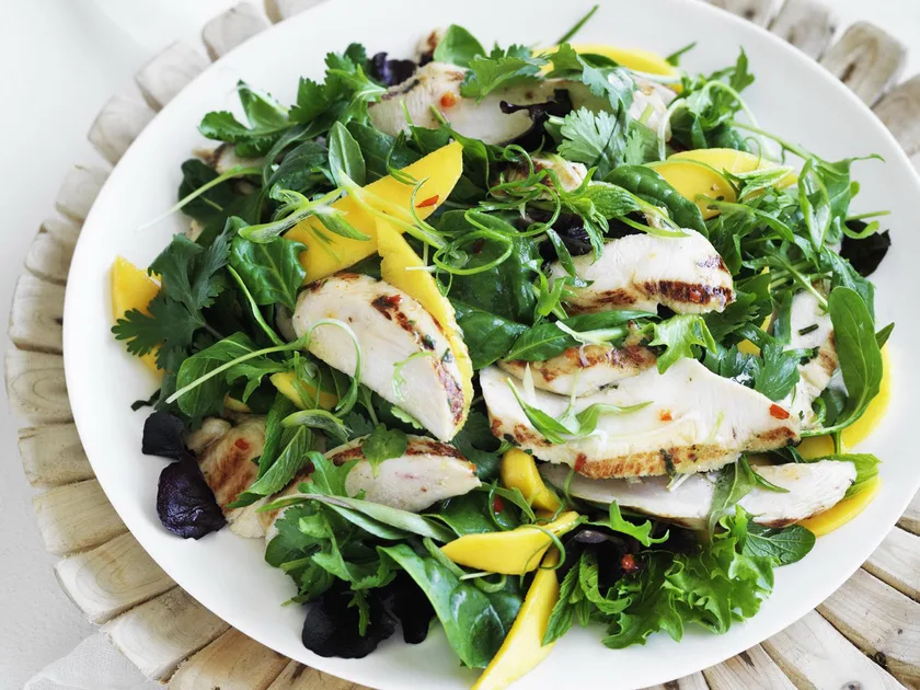 Fragrant Vietnamese Chicken and Mango Salad