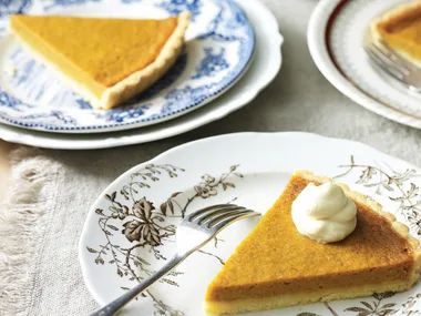 PUMPKIN AND SWEET POTATO PIE