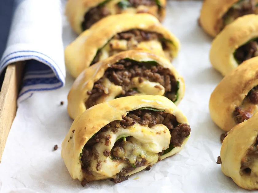 Meat-lovers' scrolls | Women's Weekly Food