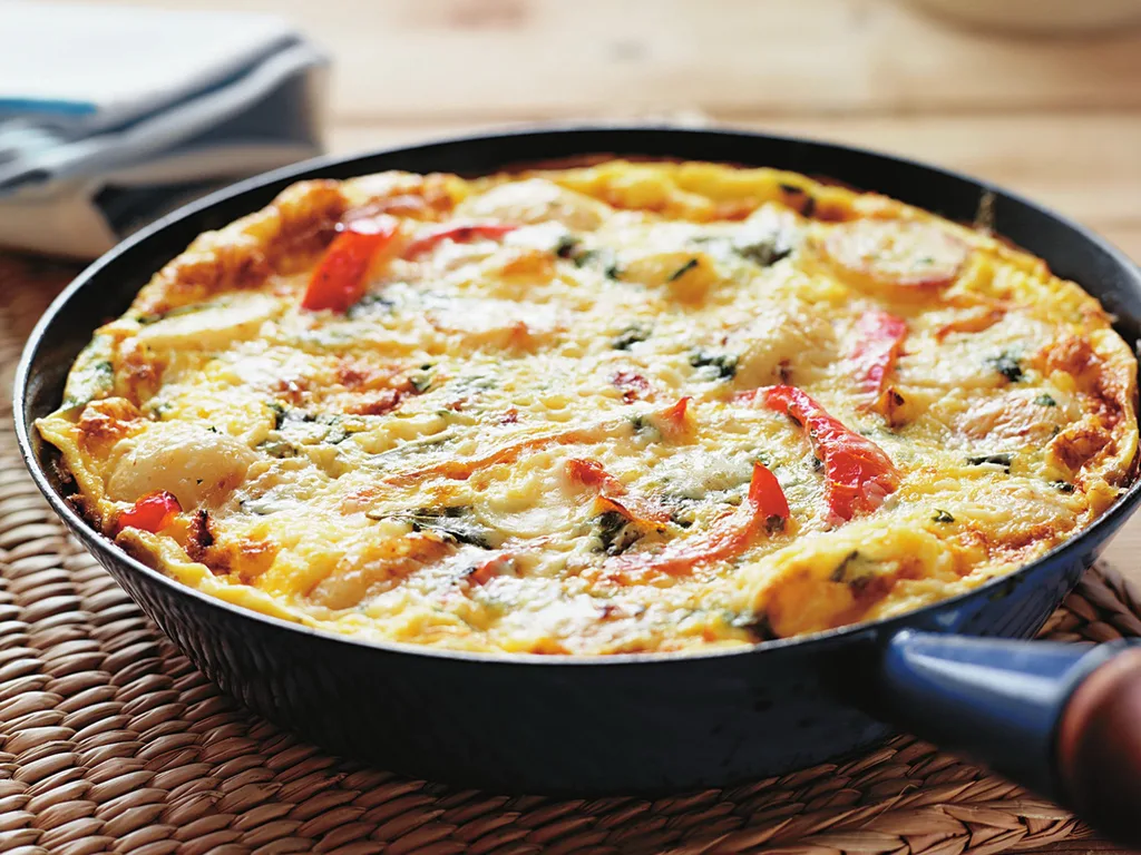 capsicum and potato frittata