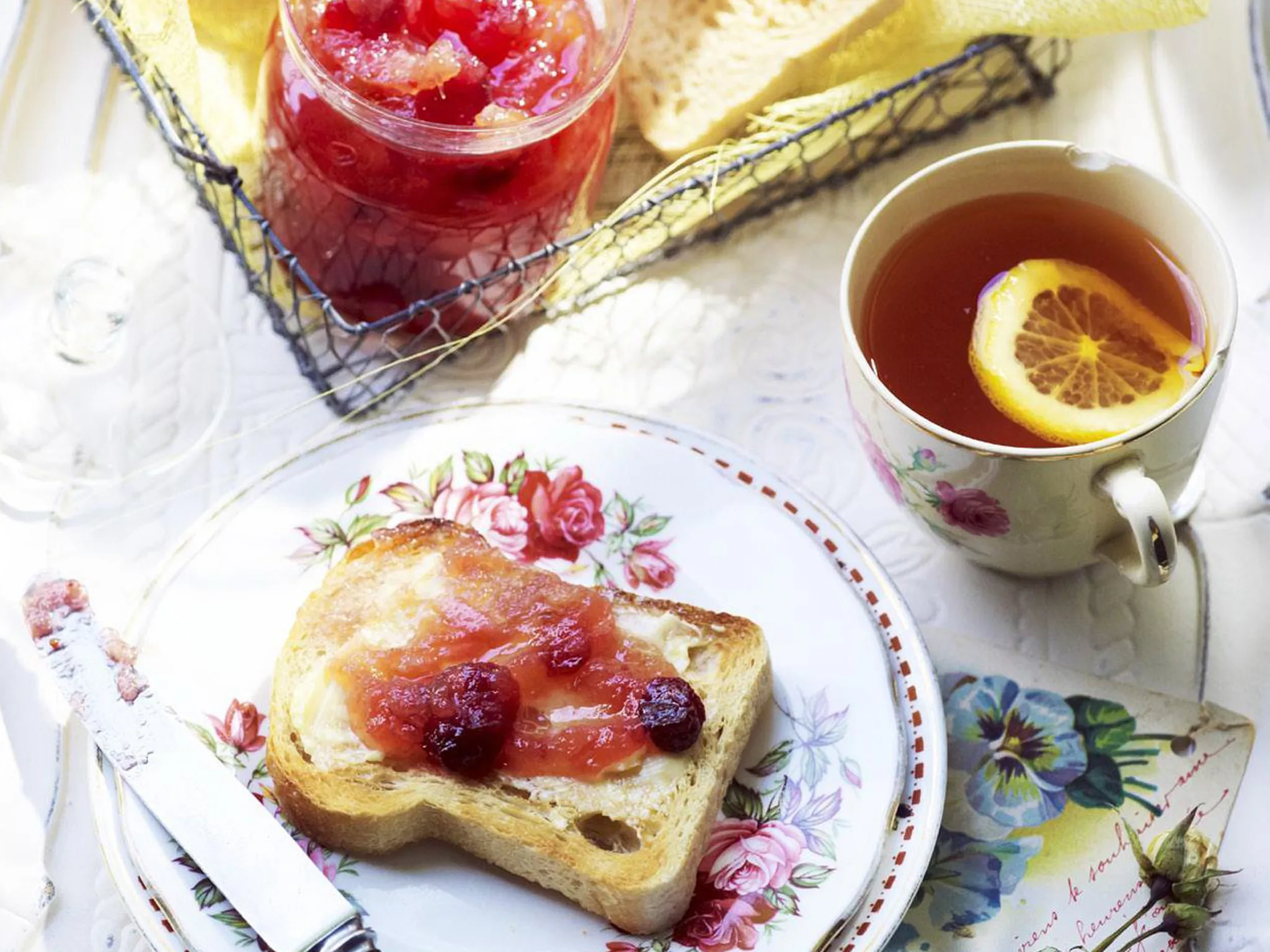 cranberry and lemon marmalade