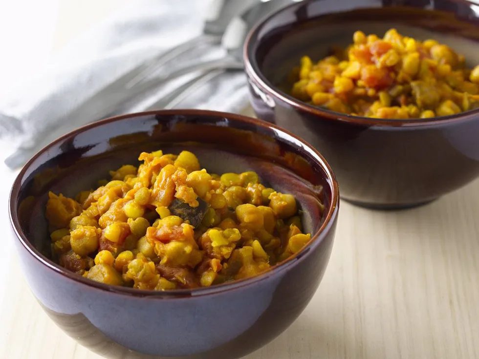 pumpkin and eggplant dhal