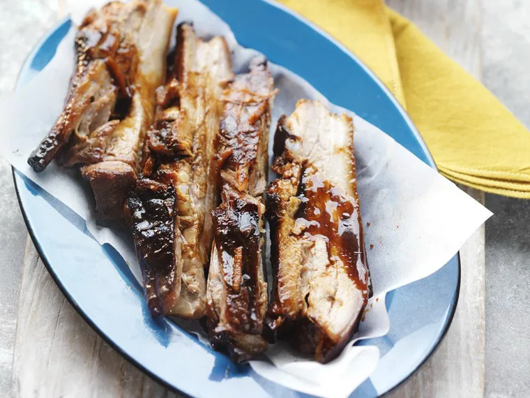 marmalade and soy pork ribs