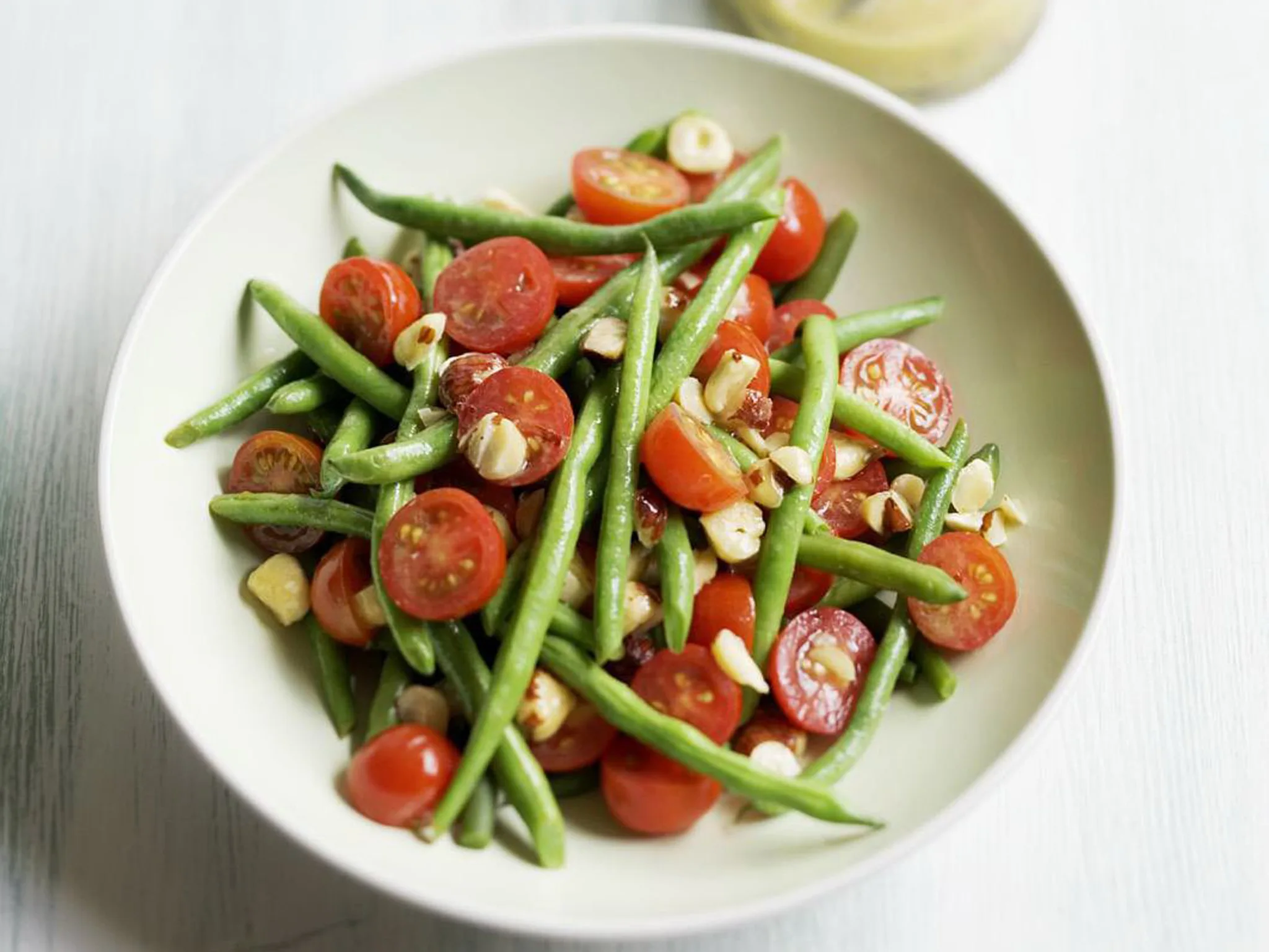 green bean and tomato salad