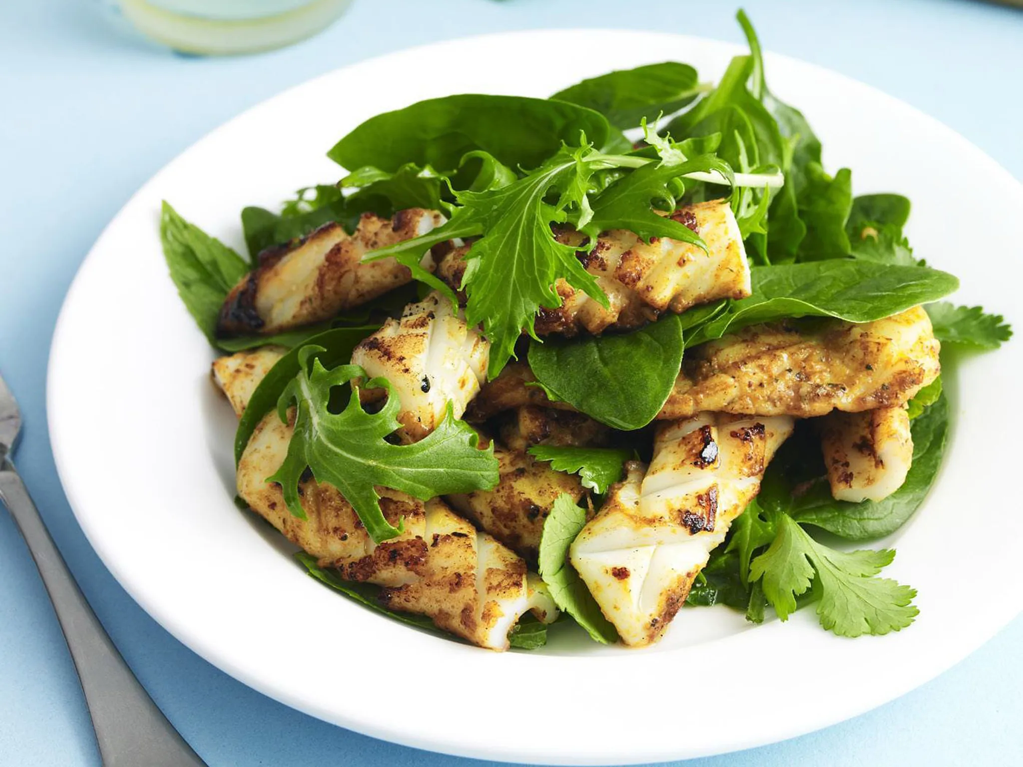 LEMON, CHILLI AND HERB SQUID