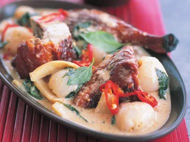 duck red curry